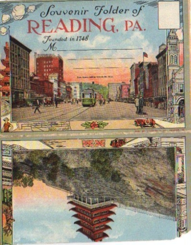 Pennsylvania Reading Folder Tram*ca. 1920