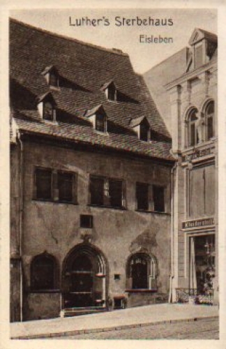 06295 Eisleben Martin Luther's death house * 1915