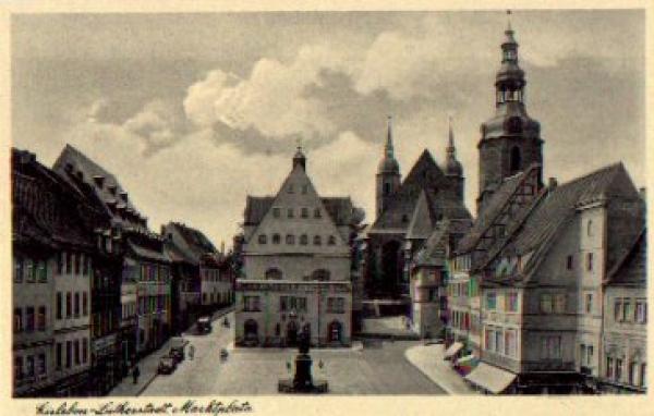 06295 Eisleben Marktplatz * ca. 1930