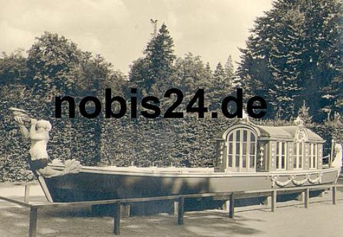 Pillnitz Dresden Schlosspark Prunk Gondel *1960 Hanich1249