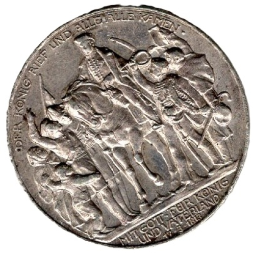 3 Mark Preussen 1913 Jahrhundertfeier der Befreiungskriege Silbermünze