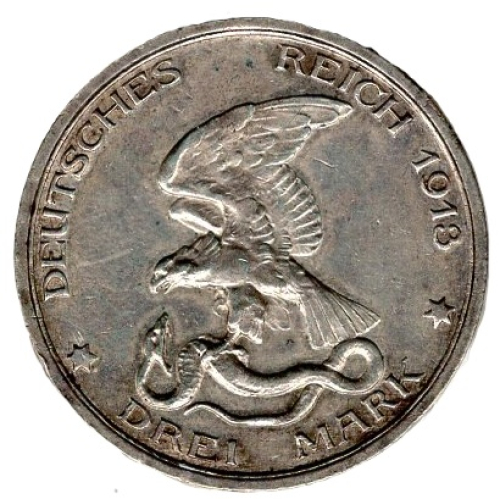 3 Mark Preussen 1913 Jahrhundertfeier der Befreiungskriege Silbermünze