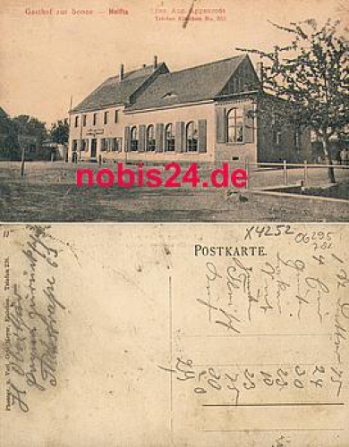 06295 Helfta Gasthof zur Sonne gebr. ca. 1910