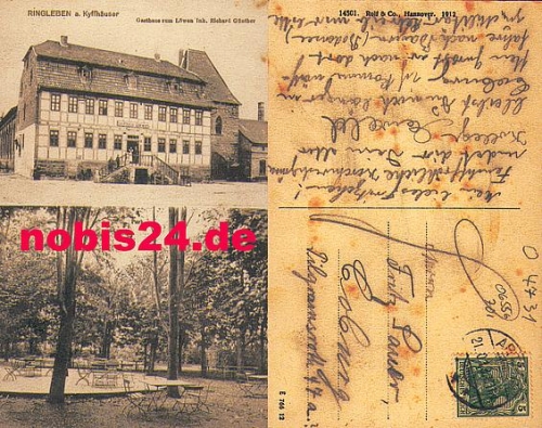 06556 Ringleben Gasthof zum Lowen o 23.10.1913