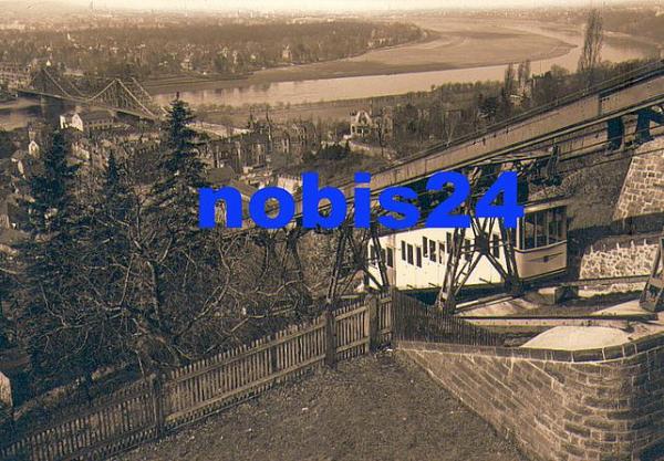 Loschwitz Dresden suspension railway * 1958