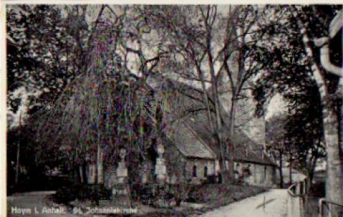 06467 Hoym St. Johanniskirche  gebr. ca. 1940