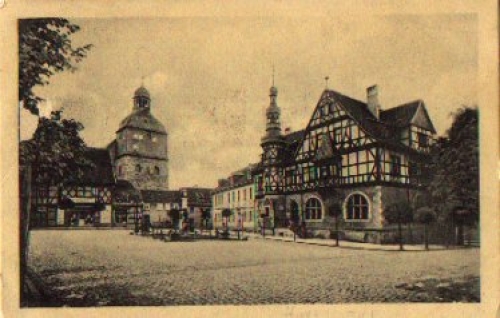 06493 Bergstadt Marktplatz Harzgerode o ca. 1915