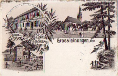 06528 Gossleinungen Südharz Litho, o 2.9.1899