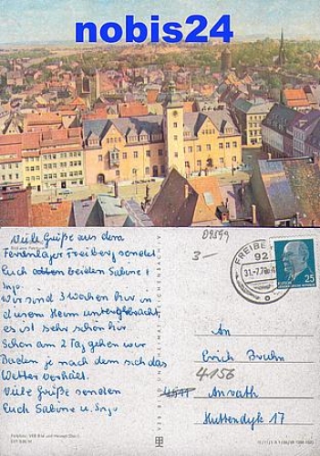 09599 Freiberg Sachsen o 31.7.1970