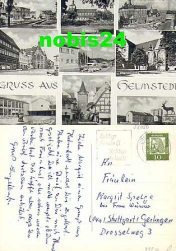 Helmstedt Zonengrenze Schule o ca.1965