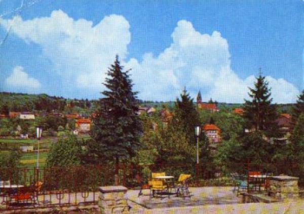 06507 Friedrichsbrunn von der Terrasse des Sanatorium Ernst Thälmann o 20.8.1975