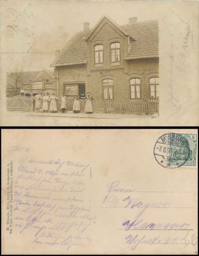 30559 Misburg Bakery August Buchholz o Misburg 7.6.1909