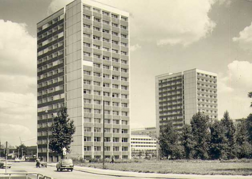Seevorstadt Dresden Wiener Platz  Foto um 1971  nicht veröffentlichte Druckvorlage