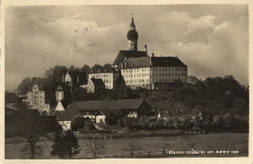 82266 Inning Kloster Andechs country postmark book o July 24, 1937