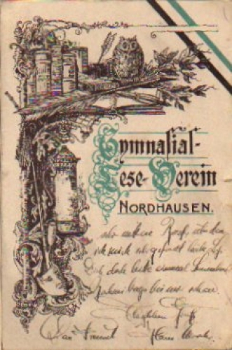 99743 Nordhausen Gymnasial Verein Eule o December 4, 1927
