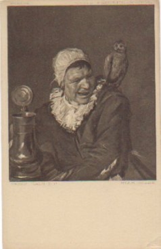Owl on shoulder * ca.1910