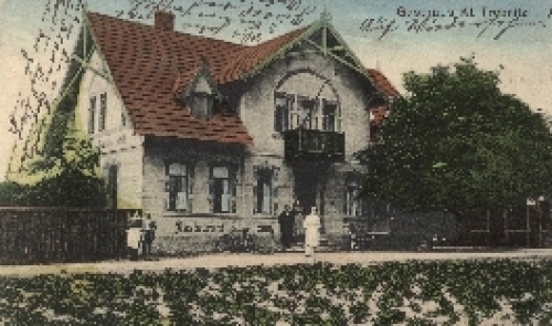 01594 Kleintrebnitz Restaurant "Zum grunen Wald" o ca. 1910