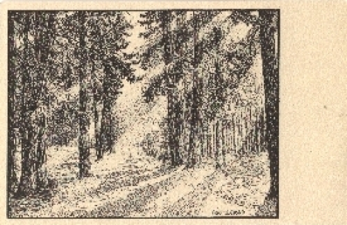 Erich Eiland Künstlerkarte 7 Blatt aus Mappe 2. "Seele der Heimat" * ca. 1940