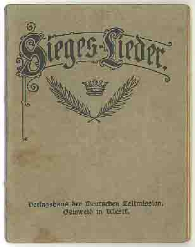 Victory songs military WWI issue 1916