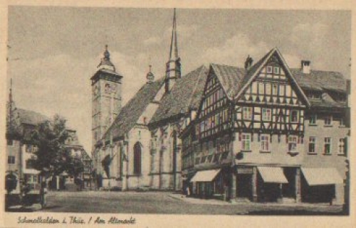 98574 Schmalkalden Am Altmarkt *ca. 1910