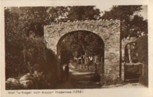 18565 Insel Hiddensee, Kloster, Alter Torbogen * ca. 1930