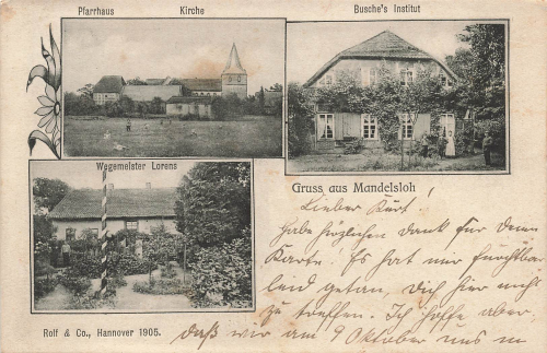 31535 Mandelsloh Wegemeister Loranz Neustadt am Ruebenberge o 1905