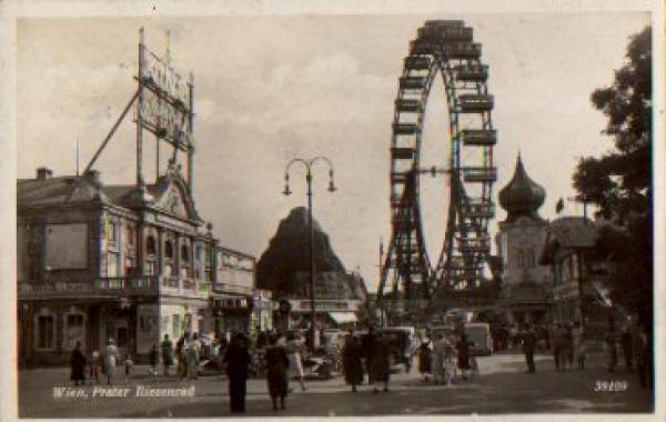 Vienna, Prater, Ferris wheel, cinema, * 1951