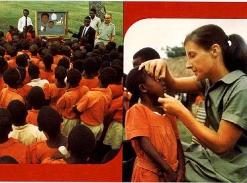Kenya educational lessons on causes of blindness *approx. 1970