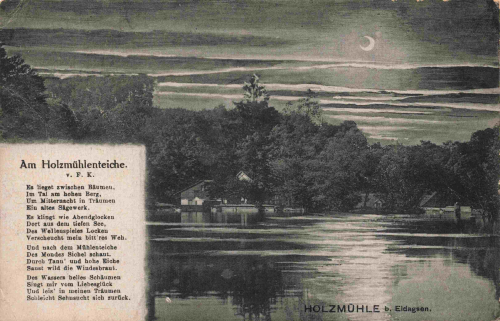 31832 Eldagsen Holzmuehle o 1920