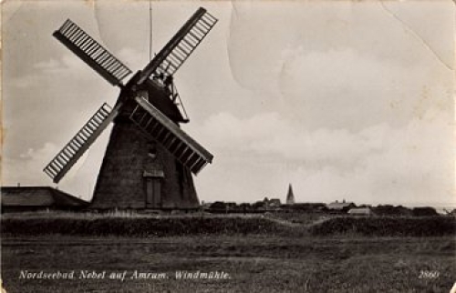 25946 Nebel Amrum windmill used. circa 1950