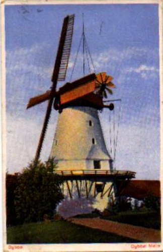 Dybbol Windmühle Daenemark o 23.12.1932