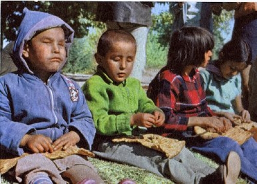 Afghanistan blind first graders * approx. 1970