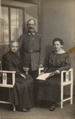 Nurses Military Paramedics Red Cross real photo * ca. 1915
