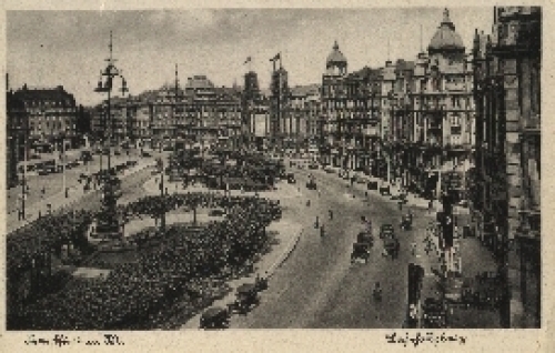 Frankfurt Main Bahnhofsplatz advertising column o 4.5.1942