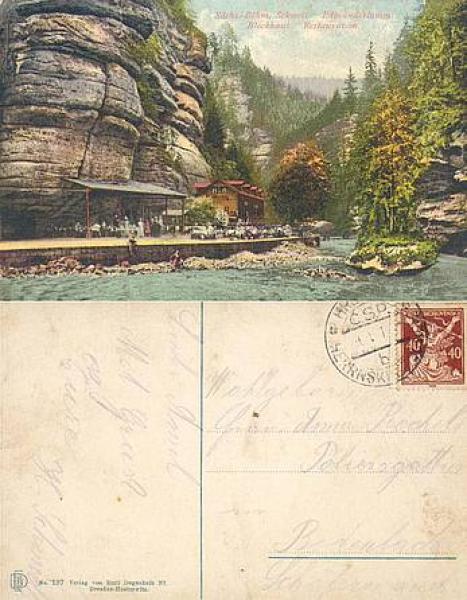 Edmundsklamm Blockhaus o ca. 1920