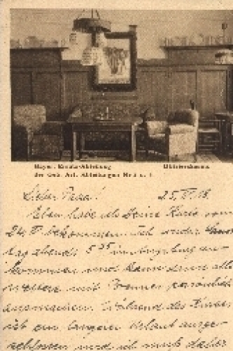 Bavarian replacement department of the Geb. Art. Departments No. 2 and 4 officers mess gebr. 04/25/1918