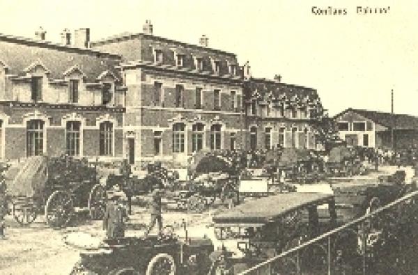 Conflans-Sainte-Honorine station I. WW France, Conflans, * ca. 1914