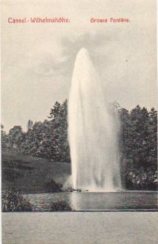 Kassel-Wilhelmshöhe Grosse Fontäne, * ca. 1910