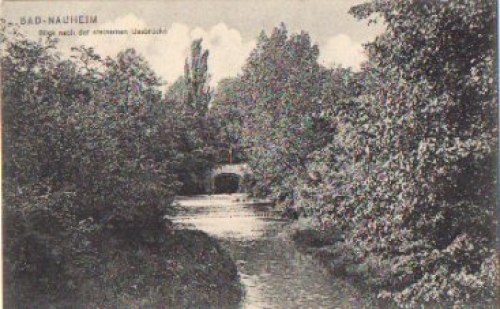 61231 Bad Nauheim steinerne  Usabruecke * ca. 1910