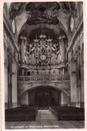 63916 Amorbach abbey church organ * approx. 1940