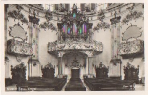 82488 Ettal Monastery Interior Church Organ * 1937