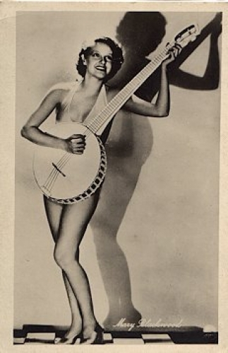 Blackwood Mary actor plays banjo, jazz * approx. 1940