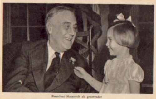 President Roosevelt als Großvater, Tucks Karte *ca. 1940