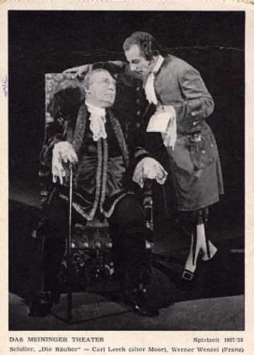 98617 Meiningen Meiniger Theater Friedrich Schiller "The Robbers" * 1956