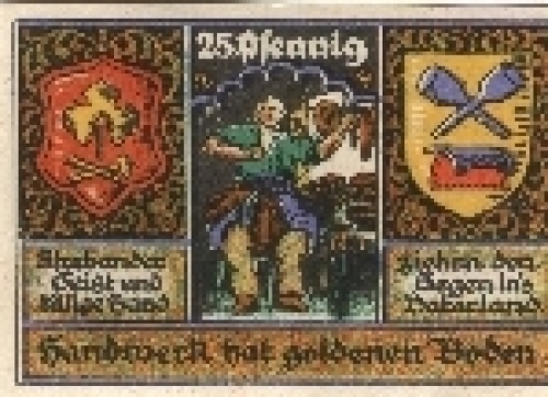 31592 Stolzenau Weser  Notgeld 25 Pfennig 1922
