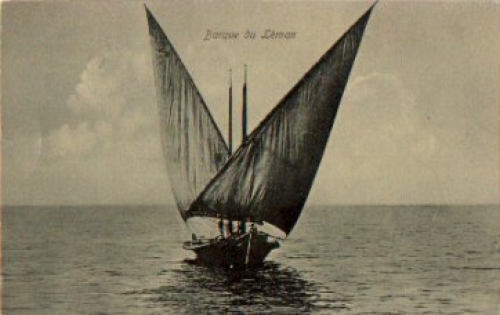 Barque du Leman sailing ship, o 11.8.1911
