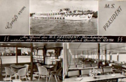 Berlin motor ship "M.S. President" o August 9, 1966