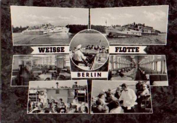 White fleet of Berlin motor ships * approx. 1965