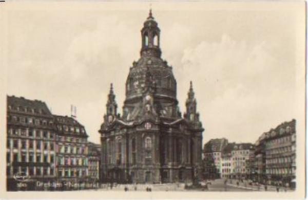 Dresden Neumarkt mit Frauenkirche *ca. 1930