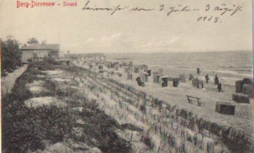 Berg-Dievenow beach Pomerania br. 7/3/1908